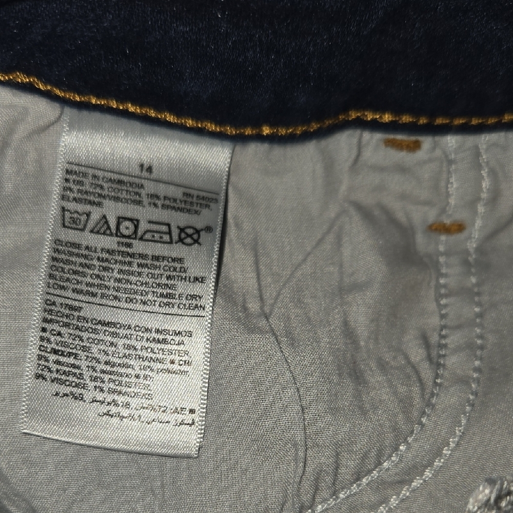 Old Navy Blue Skinny Jeans Sleek Fit - Picture 3 of 5
